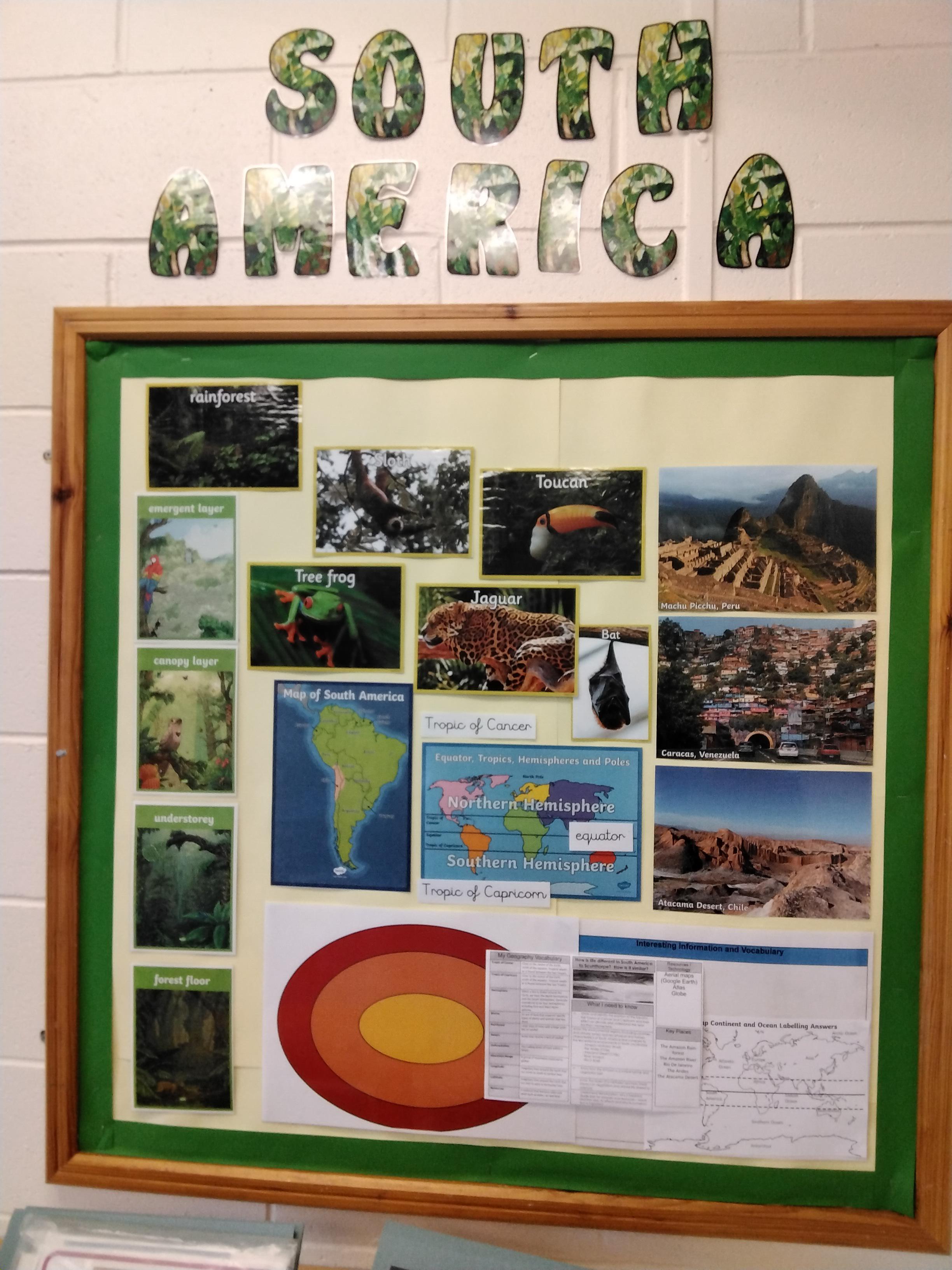 South America display