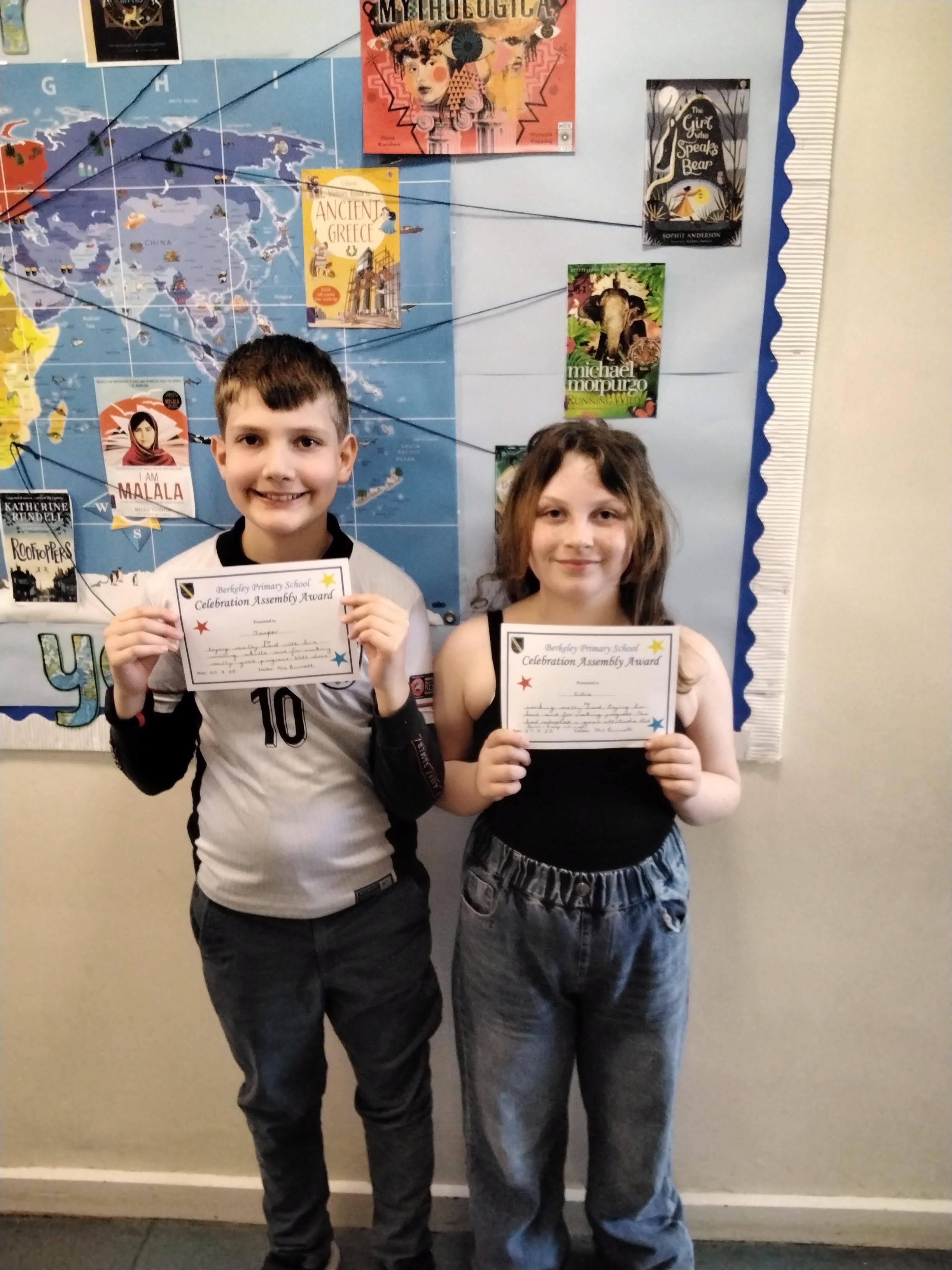 Well done for having a fantastic attitude to your work!