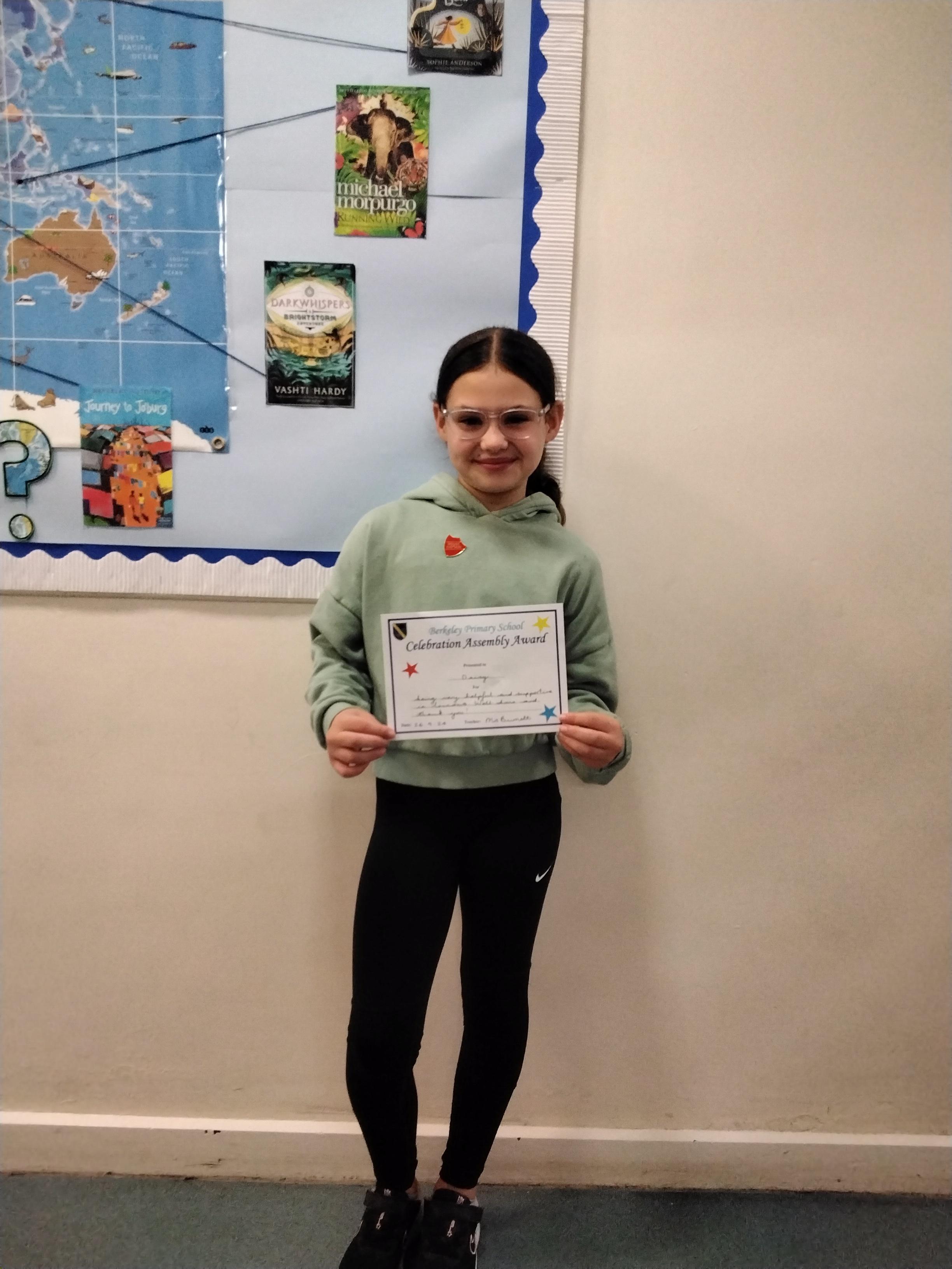Well done for being helpful and supportive!