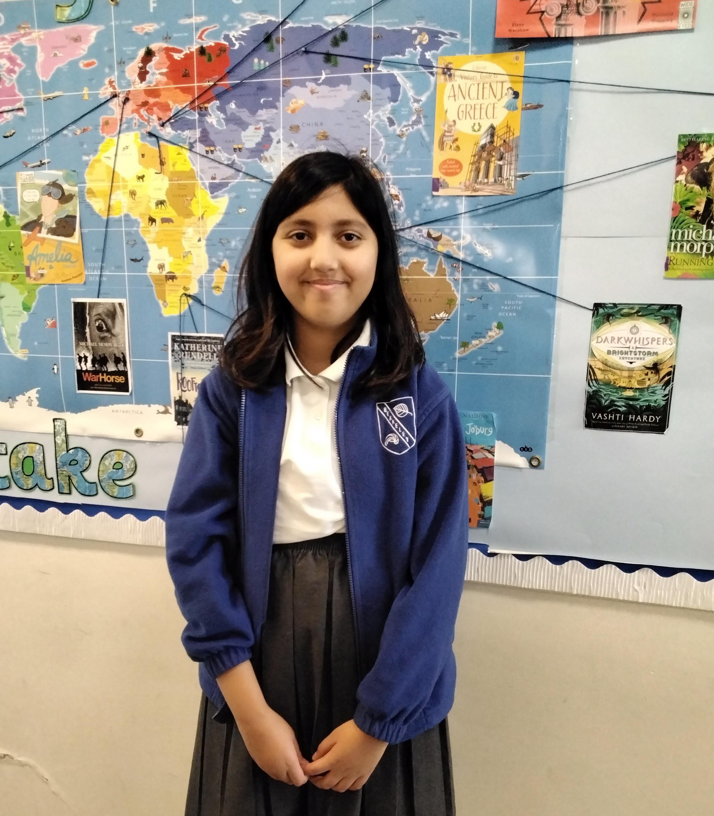 Well done to Saniya for giving excellent contributions in Book Club!