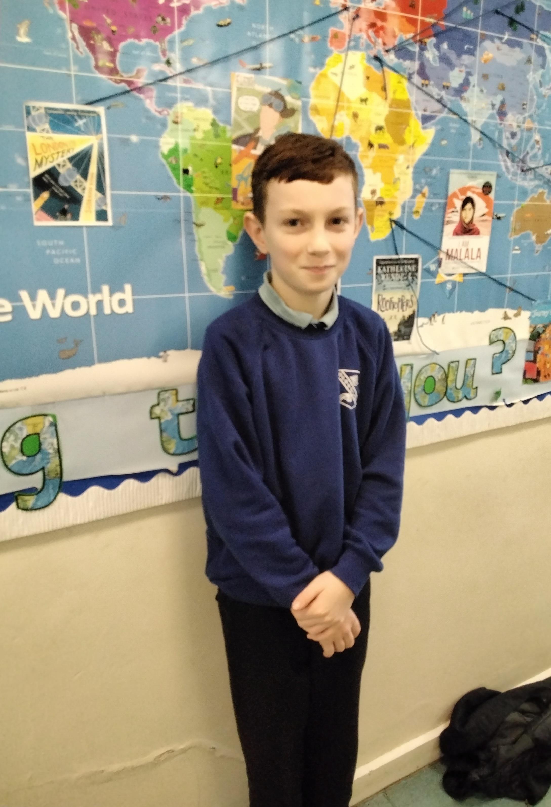 Well done to Dennie for working hard on his maths knowledge!