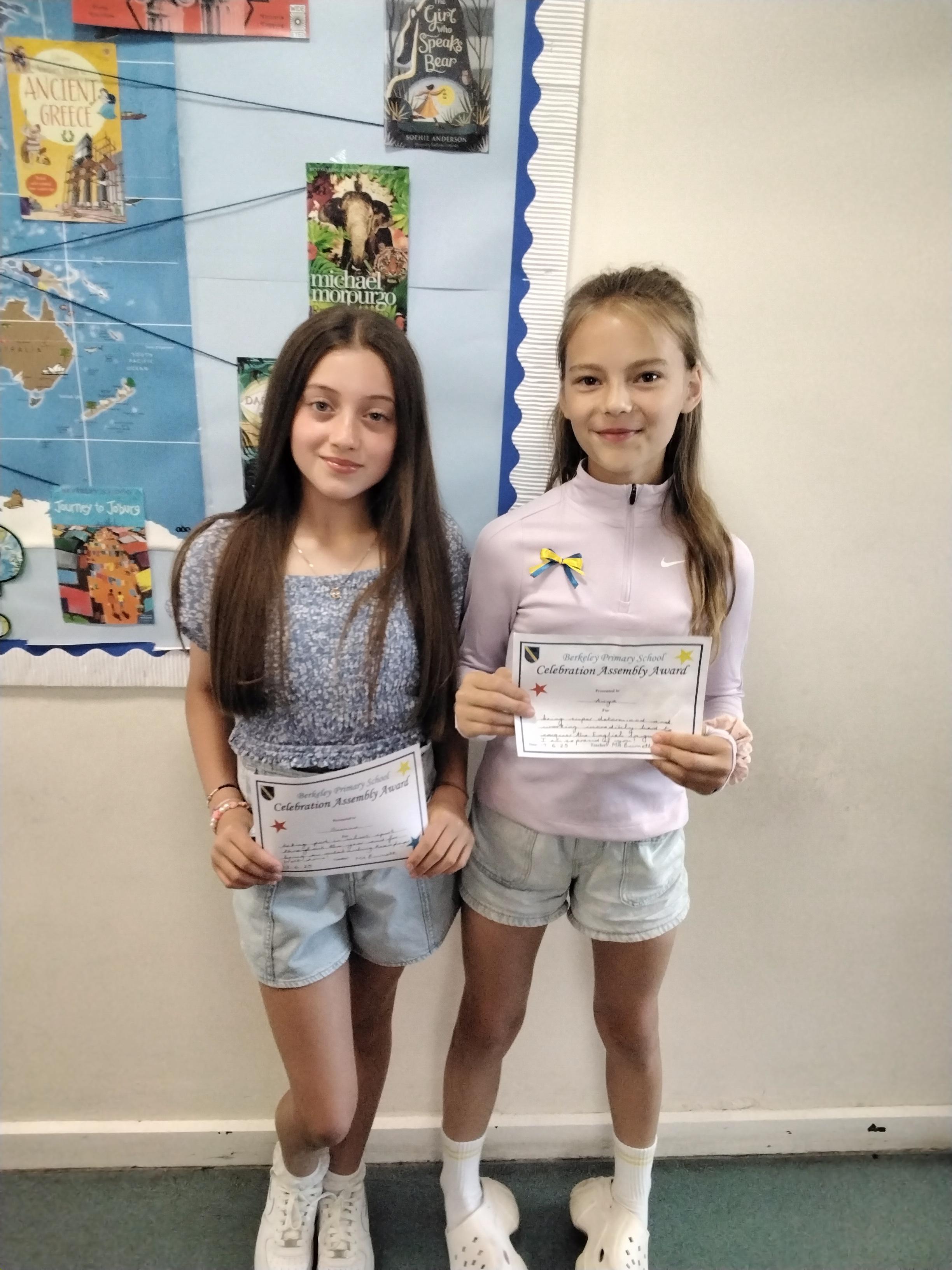 Well done for working incredibly hard all year and for making great progress!