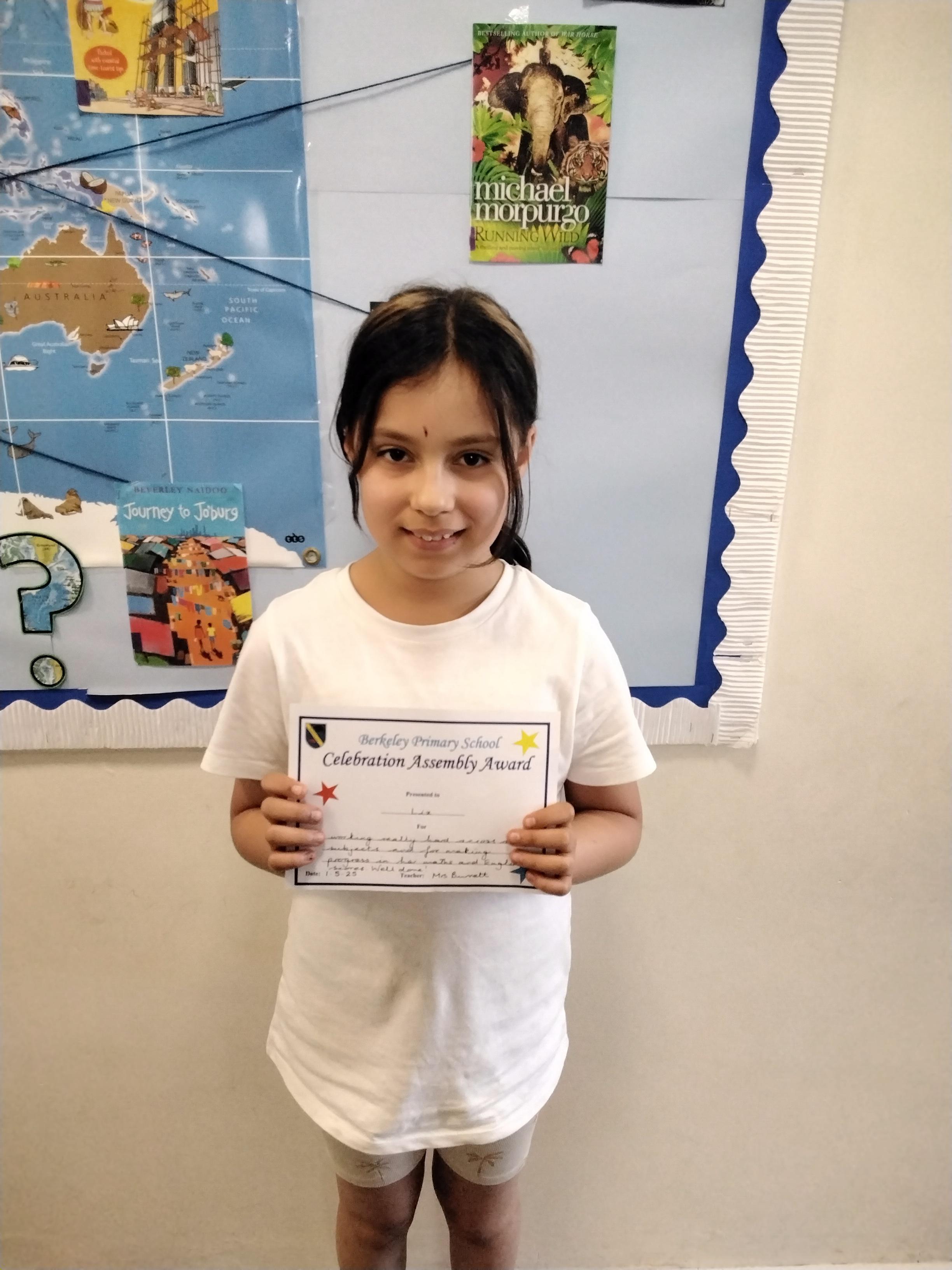 Well done for showing real determination these last few weeks!