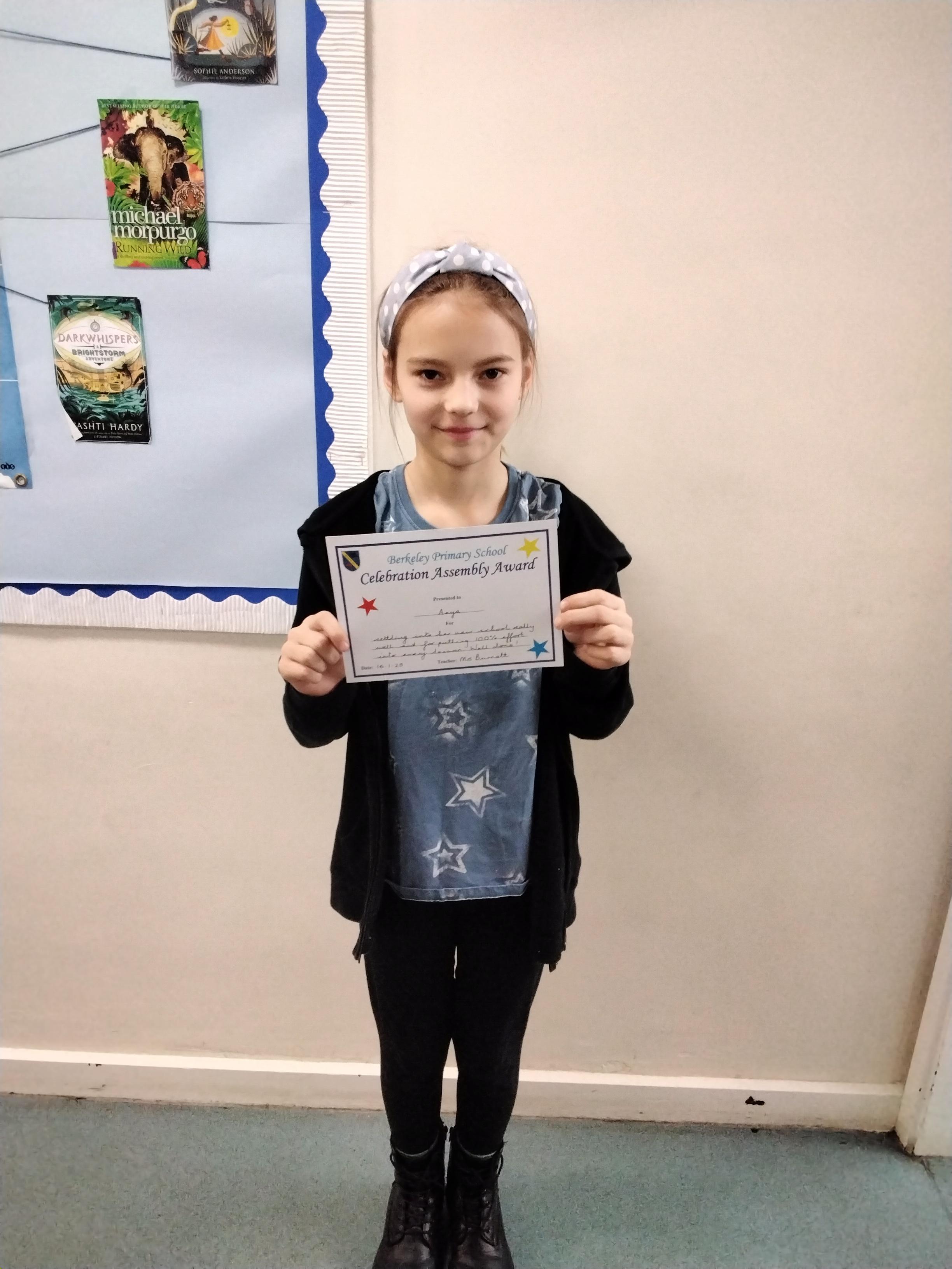 Well done for settling into our class so well and for making a lovely friendship group!